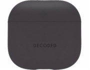 Decoded Silicone Aircase - silikonové ochranné pouzdro pro AirPods 4. generace. (dřevěné uhlí)