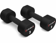 HMS HPT03 polyuretanové činky 2 x 3 kg