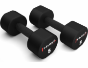 HMS HPT05 polyuretanové činky 2 x 5 kg