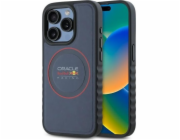 Red Bull RBHMP15X24PUILVR iPhone 15 Pro Max 6.7 pevné pouzdro tmavě modrá/námořnická kožený červený prsten MagSafe