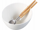 Klausberg PORCELÁNOVÁ MÍSA NA SALÁT 23CM S LŽÍČKY KB-7787...