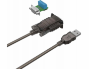 Unitek Převodník/adaptér USB 2.0 na RS422/RS485 (DB9M) s čipsetem FTDI, 1,5 m