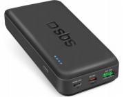 Powerbanka SBS TTBB20000PD20K 20000 mAh 20W PD USB-C, USB-A, Micro-USB - černá