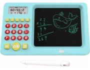 Xrec Kreslicí tablet LCD tabule 5,2'' barevná kreslicí tabule + kalkulačka / modrá