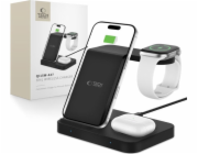 Tech-Protect BEZDRÁTOVÁ NABÍJEČKA QI15W-A37 3V1 PRO ANDROID A APPLE, ČERNÁ