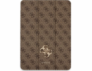 Guess GUFC11RM24PS4SGW iPad Air 11 2024 hnědé/hnědé magnetické 4G velké logo