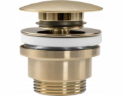 Rea Univerzální umyvadlová zátka Click-Clack Rea Gold Brushed