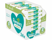 Pampers Vlhčené ubrousky Sensitive 0% plast 24x52 ks.