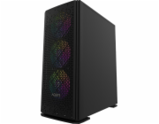 AQIRYS Počítačová skříň GACRUX černá
