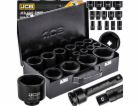 JCB Sada 3/4" hlubokých rázových nástrčných klíčů, 14 díl...