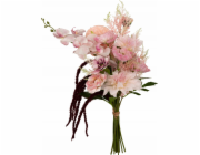 Umělá kytice WILD ROMANCE, růžová, 60 cm