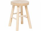 Dřevěný taburet NYAR, O 28 cm