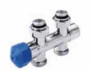 Kombinovaný termostatický ventil pravý-levý DN15 rovný leštěný chrom (90051500005)