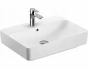 Geberit Umyvadlo na desku Variform, obdélníkové, Š 60 cm, V 15,8 cm, T 45 cm, s přepadem, s otvorem pro bateriiGEBERIT