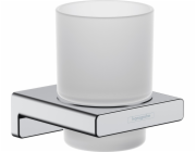 Pakabinama stikline dantu šepeteliams Hansgrohe AddStoris 41749000, chromo laikiklis