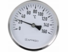 Afriso Bimetalový teploměr BiTh100 40mm 0-160^C 1/2 AX (S)