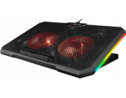 Rampage Chladicí podložka pod notebook AD-RC12 GameZone 5-17 RGB, nastavitelná