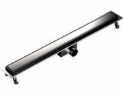 SpiroFlex 600 liniový sprchový žlab AQUA STEEL LA s leštěným roštem SZGM (S)