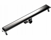 SpiroFlex 500 liniový sprchový žlab AQUA STEEL LA s leštěným roštem SZGM (S)
