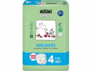 Muumi Baby, Ekologické plenkové kalhotky 4 (7-11kg), 40 ks.
