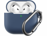 Class and Culture LLC KeyBudz Elevate Keychain - Silikonové ochranné pouzdro pro AirPods 4. generace (kobaltová modrá)