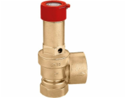 Caleffi Pojistný ventil. Vnitřní závitové připojení 1 1/4” x 1 1/2” 3,5 baru
