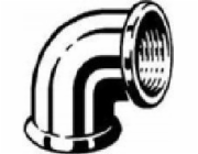 Viega Luk 90' 1 1/4 hnědý