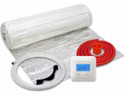 Thermoval Sada topné rohože, jednostranně napájená WT 2010 AL, 150 W/m2, 6,0 m2, regulátor TVT 04 EDO, podlahové vytápění