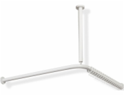 Hewi Tyč na sprchový závěs s: stropním držákem pro sprchovou vaničku 1000 x 1000 mm