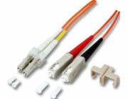 EFB optický patchcord LC-SC, 50/125µ, OM3, 2m (O0314.2)