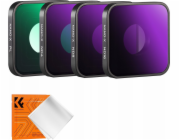Sada filtrů 4v1 Šedá ND ND4 ND8 ND16 Polarizační PL pro GoPro Hero 4K / SKU.2333