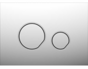 CEDO splachovací tlačítko 2v1 pro 1- a 2-řadé armatury, dvoudílné, leštěný chrom