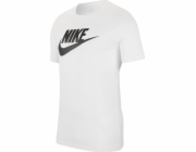 Nike Pánské tričko M NSW Tee Icon Futura bílé, velikost XL (AR5004 101)