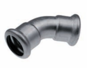 KAN-therm Lisované koleno 45° 76,1 mm nerezová ocel - 6230061