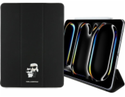 Karl Lagerfeld KLFC13PM24SAKCK Obal knihy iPad Pro 13 2024 černo/černý Saffiano Magnetic Karl & Choupette