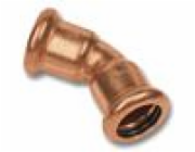 SANHA Lisovací spojka 45° ZW x ZW 28 mm (1604128)