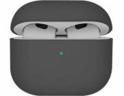 Uniq Lino - silikonový kryt pro AirPods 4 šedý - Bezpečnost zaručena. Jednoduché splátky. Doprava zdarma od 170 PLN.