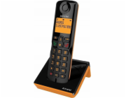 Alcatel S280 ČERNÁ/ORANŽOVÁ - DECT TELEFON