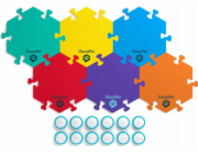 Chicco FluentPet - Connect Key Vocab Expansion Kit - sada 12 tlačítek s pěnovými podložkami a samolepkami pro komunikaci se psem/kočkou pro systém Connect