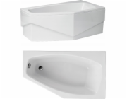 Polimat Vanový kout 140 x 80 levý MARIKA