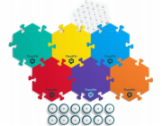 Flic FluentPet - Basic Key Vocal Kit - sada 12 tlačítek s pěnovými podložkami a samolepkami pro komunikaci s vaším psem / kočkou