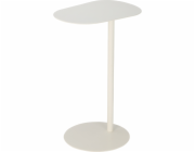 Odkládací stolek oválný 35 x 53 cm bílá KO-HZ1234220