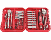 Milwaukee Sada nástrčných klíčů 1/4 s ráčnou, 42 dílů.