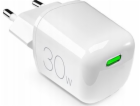 Puro Nabíječka MiniPro 30W GaN USB-C do zásuvky - bílá