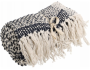 Home Styling Collection Bavlněný přehoz z melanže, 130 x 170 cm