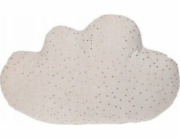 Home Styling Collection Dekorativní sametový polštář s metalickým vzorem