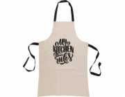 Home Styling Collection Bavlněná zástěra s potiskem, 84 x 60 cm