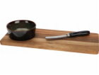 Excellent Houseware Servírovací deska s miskou a nožem