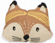 Home Styling Collection Dětský polštářek zvířátko s ušima, bavlna, 35 x 40 cm