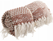 Home Styling Collection Bavlněný přehoz z melanže, 130 x 170 cm